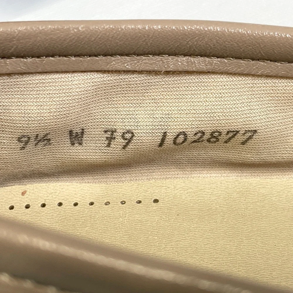 SAS Kiltie Tassel Loafers Womens Size 9.5 W Taupe Leather Slip On Comfort Shoes